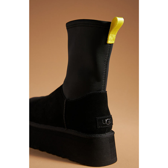 New UGG Classic Dipper Black Stretch Boots - 39EU (8.5-9.0 US) - Picture 3 of 7